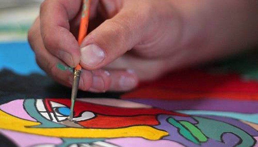 Add Custom Paint Designs to Acoustic Guitars Add Custom Paint Designs to Acoustic Guitars