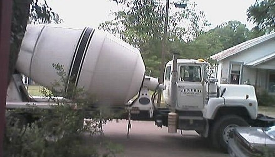 Have the concrete company pour the rest of the concrete. Have the concrete company pour the rest of the concrete.