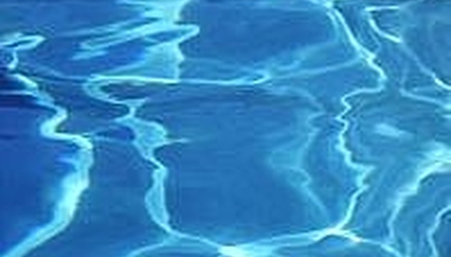 Balance the pool water chemicals. Balance the pool water chemicals.