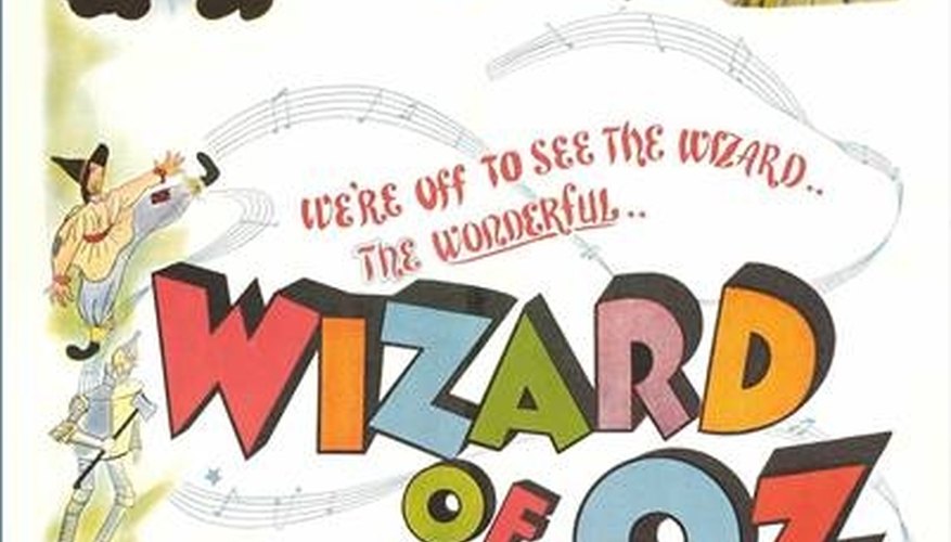 Poster for The Wizard of Oz, which premiered in 1939. Poster for The Wizard of Oz, which premiered in 1939.
