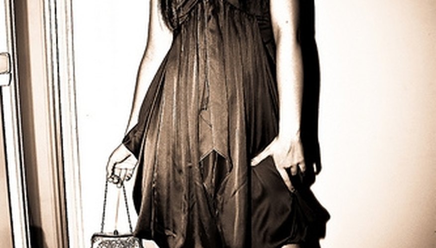 Satin lends a whole new feel to the classic sundress Satin lends a whole new feel to the classic sundress