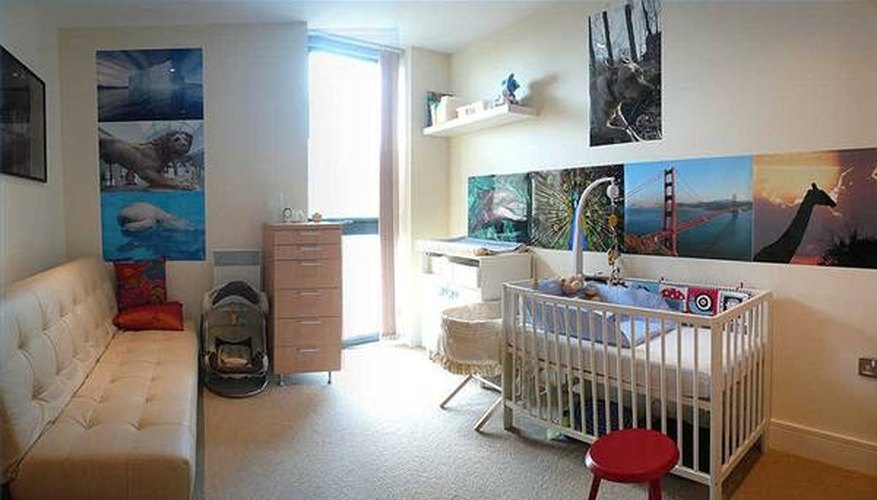 A baby nursery A baby nursery