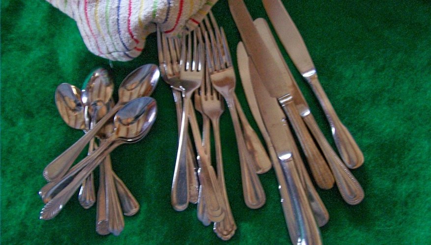 Household flatware is often a mixed collection. Household flatware is often a mixed collection.