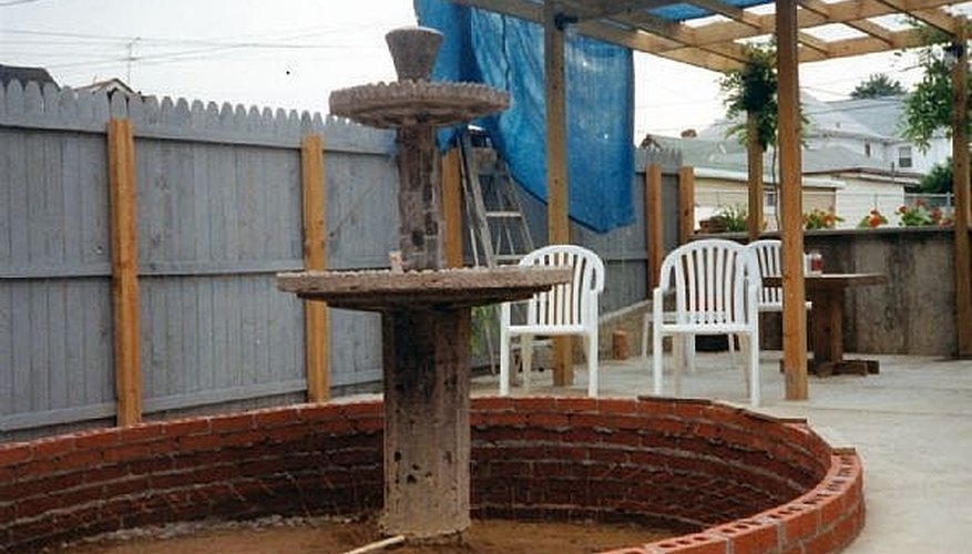 I had already formed and poured the Patio Slab, and here I have laid my brick tight to the slab I had already formed and poured the Patio Slab, and here I have laid my brick tight to the slab
