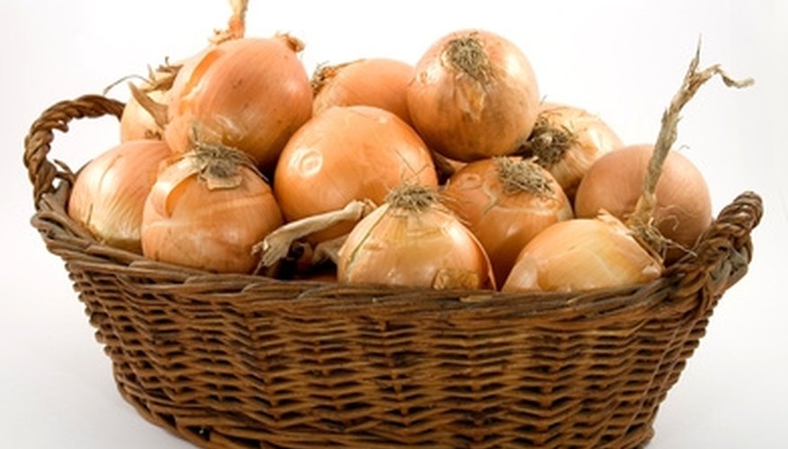 Onions are a food crop grown in California's high desert. Onions are a food crop grown in California's high desert.