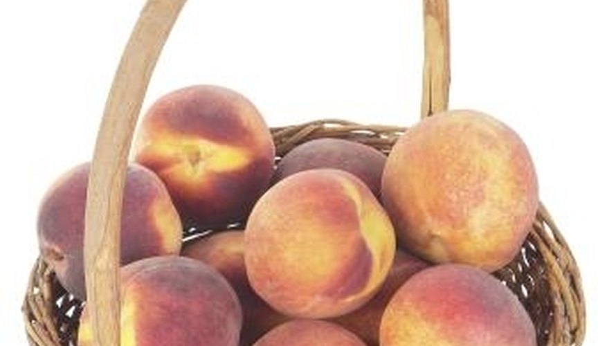 Yellow-flesh peaches are both sweet and acidic. Yellow-flesh peaches are both sweet and acidic.