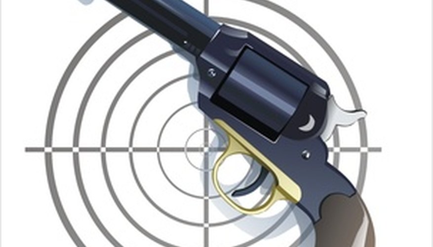 A rack helps you display your pistols when you are not at the range. A rack helps you display your pistols when you are not at the range.