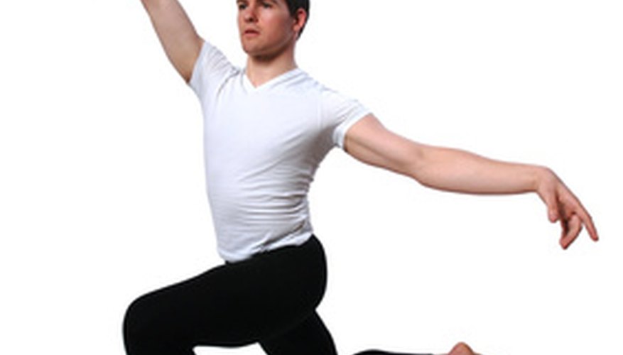Male ballet dancers need strength and control. Male ballet dancers need strength and control.