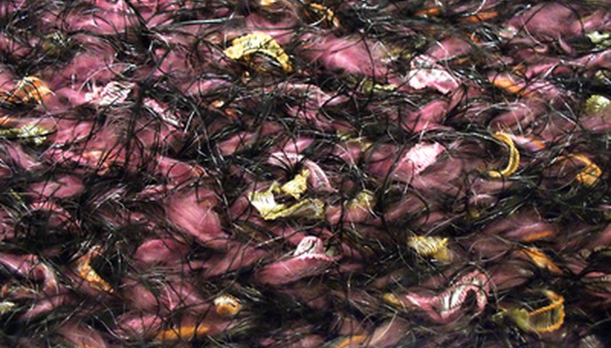 Eyelash yarn produces fluffly, textured knitting. Eyelash yarn produces fluffly, textured knitting.