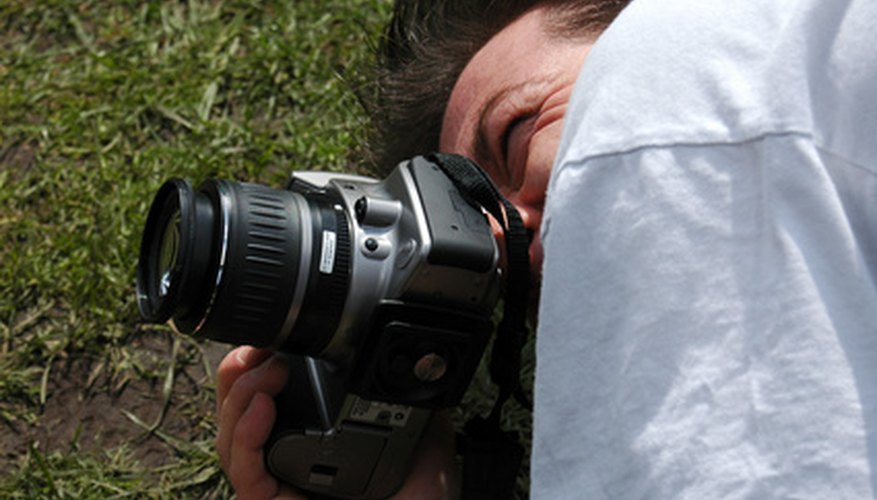 For a unique angle, try shooting from the ground. For a unique angle, try shooting from the ground.