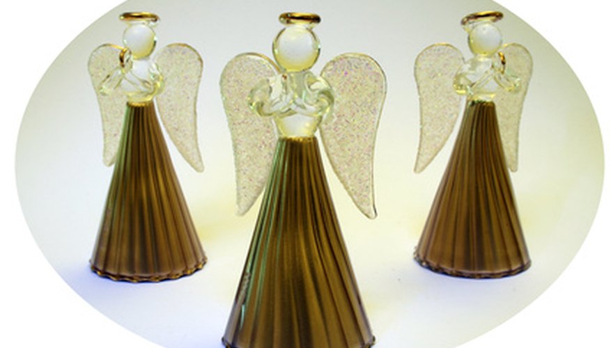 You can make spirited decorations with your paper angels. You can make spirited decorations with your paper angels.