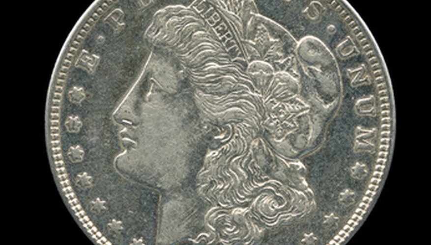 The U.S. Mint struck the Morgan silver dollar design from 1878 to 1904 and once more in 1921. The U.S. Mint struck the Morgan silver dollar design from 1878 to 1904 and once more in 1921.