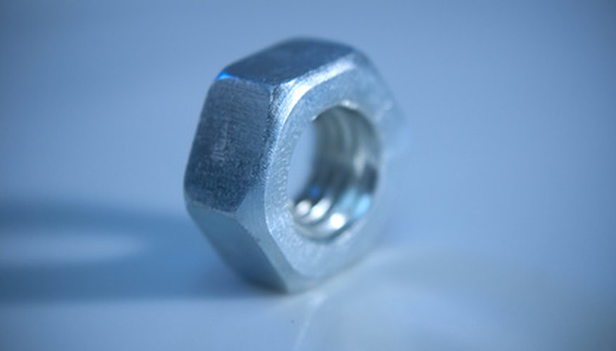 Use a hex nut to make a ring. Use a hex nut to make a ring.