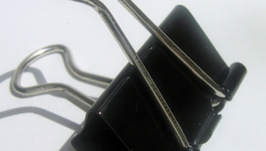 Hold rulers together with binder clips. Hold rulers together with binder clips.