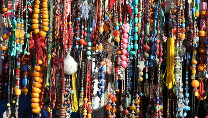 Make your own colorful beads out of sand. Make your own colorful beads out of sand.