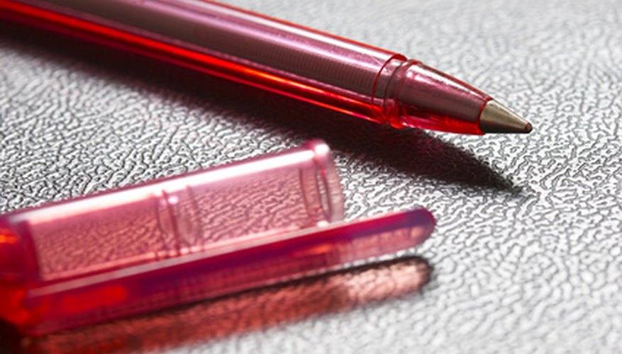 An old ink pen has many different parts and possibilities for household uses. An old ink pen has many different parts and possibilities for household uses.