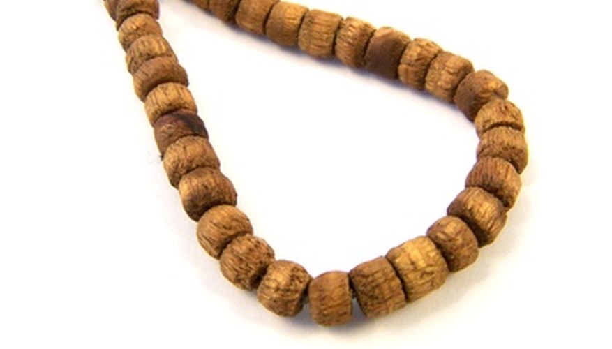 Plain wooden beads limit your wardrobe and decorating choices. Plain wooden beads limit your wardrobe and decorating choices.