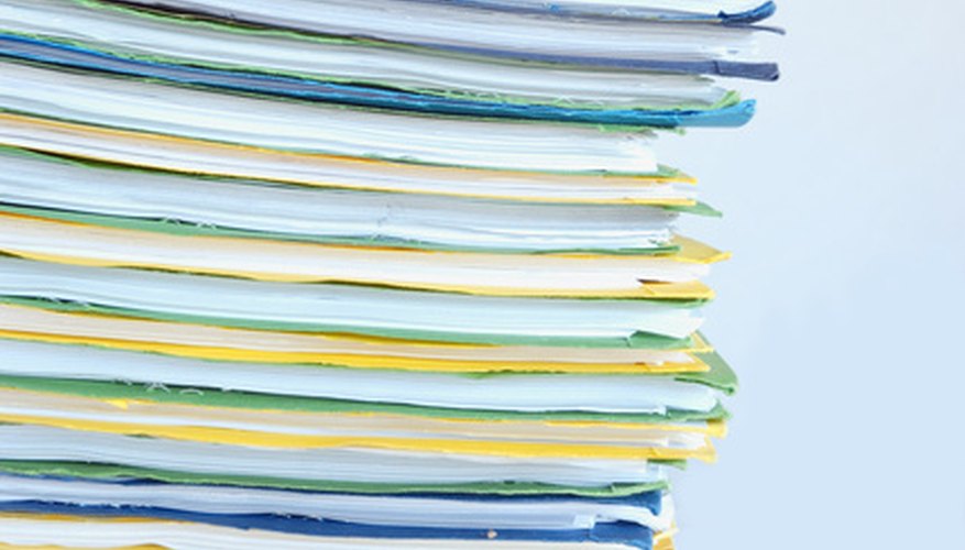 Keeping files in stacks makes it difficult to find what you are looking for. Keeping files in stacks makes it difficult to find what you are looking for.