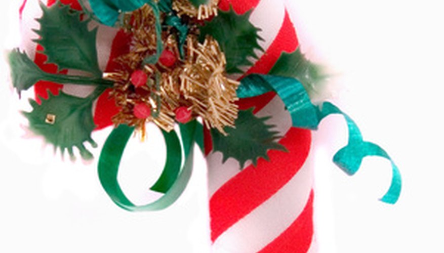 Candy-inspired decorations are a Christmas staple. Candy-inspired decorations are a Christmas staple.