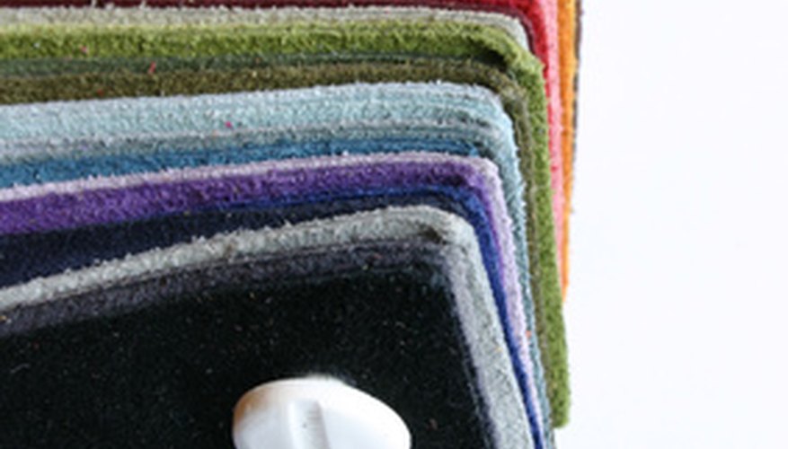 Doe suede comes in many colors. Doe suede comes in many colors.