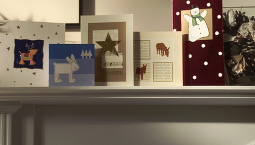 Making card baskets is a way to recycle old holiday greetings. Making card baskets is a way to recycle old holiday greetings.