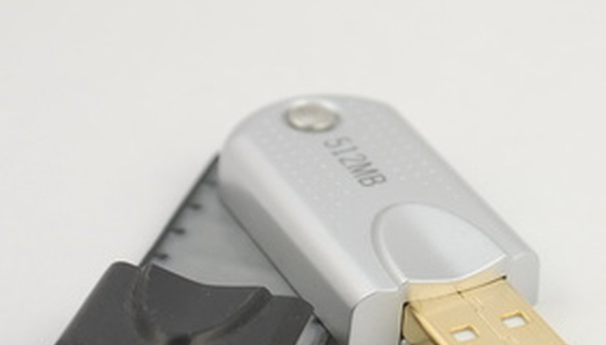 A flash drive can be used to modify a PlayStation 2 game console. A flash drive can be used to modify a PlayStation 2 game console.