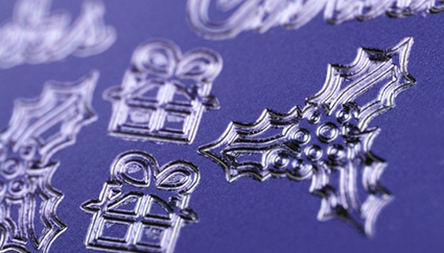 Attractive greetings cards are made with foil stamping. Attractive greetings cards are made with foil stamping.