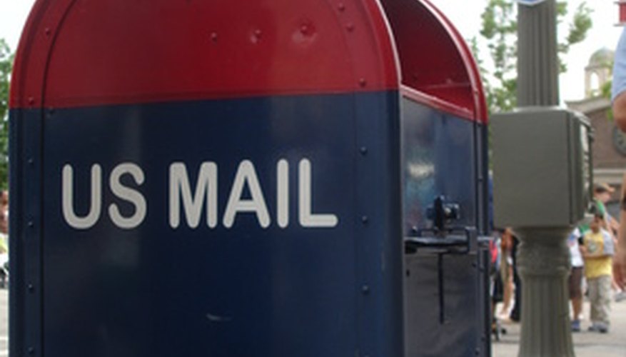 Regulation-size mail with correct postage can be dropped in any U.S. mailbox. Regulation-size mail with correct postage can be dropped in any U.S. mailbox.