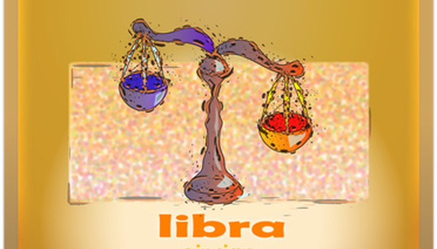 The Libra scales represent balancing two opposing options. The Libra scales represent balancing two opposing options.