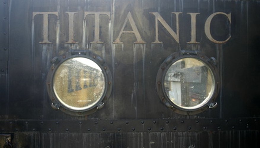 Use the Titanic as crafting inspiration. Use the Titanic as crafting inspiration.