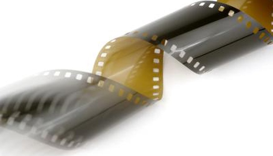 Coiled 35 mm film strip. Coiled 35 mm film strip.