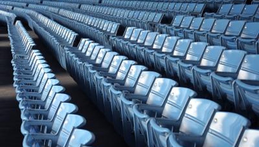 Classic outdoor stadium seats. Classic outdoor stadium seats.