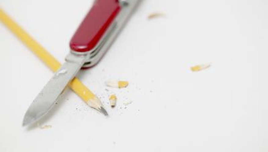 Pocket knife with pencil. Pocket knife with pencil.