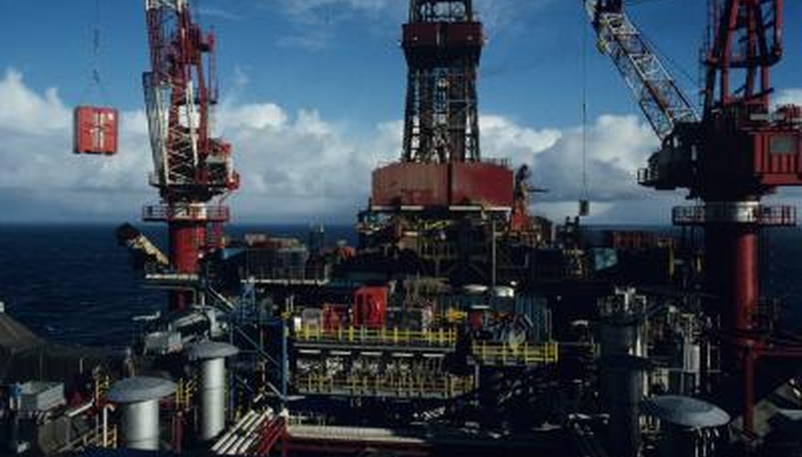 oil drilling types rigs destruction ecosystem rig causes offshore getty photodisc gas exploitation resource steele kim platform west oilfield shore