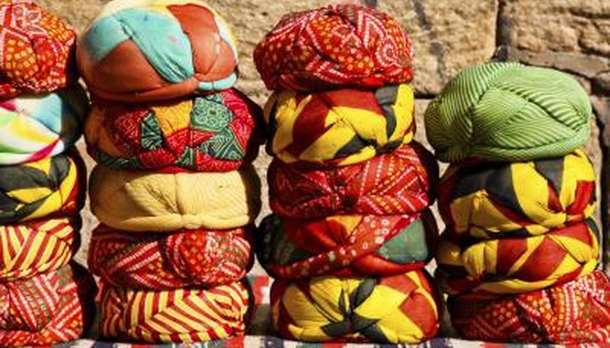 colorful turbans in Persia colorful turbans in Persia