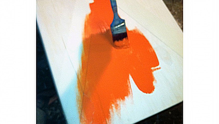 Photo Credit: Tom Maliszewski Either a paint brush or paint roller will work for this project.