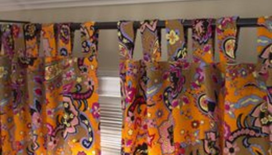 Photo Credit: Sarah Hamilton Tab-top curtains.