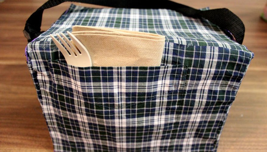 Put utensils in the shirt pocket Put utensils in the shirt pocket