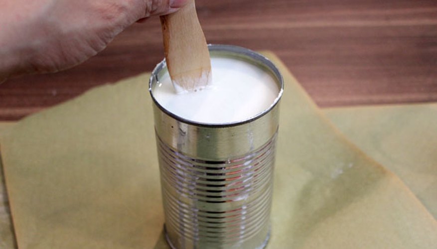 Mix the Plaster of Paris Mix the Plaster of Paris