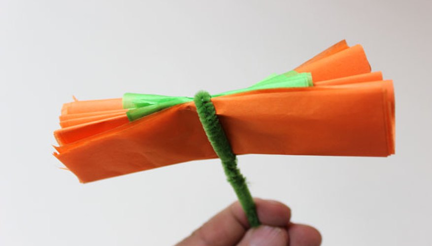 Photo Credit: Jonathan Fong Tie a pipe cleaner around the middle