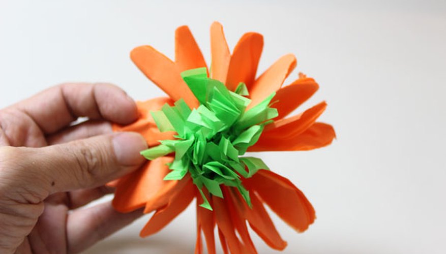 Photo Credit: Jonathan Fong Pull the narrow strips toward the center