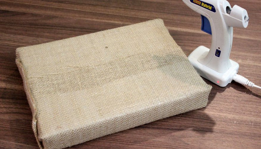 Photo Credit: Jonathan Fong Wrap your box in burlap