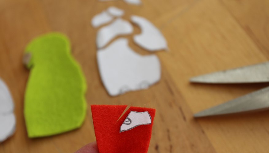 Cut out the detail pieces. Cut out the detail pieces.