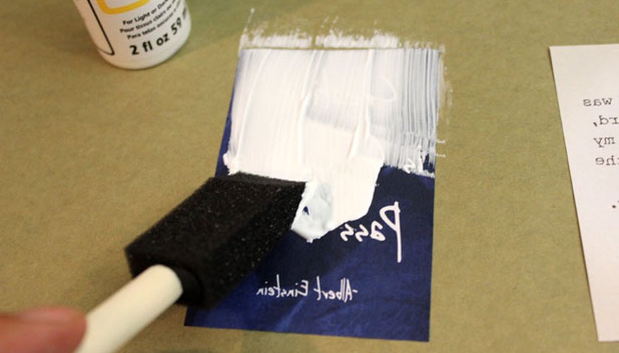 Apply image transfer medium Apply image transfer medium