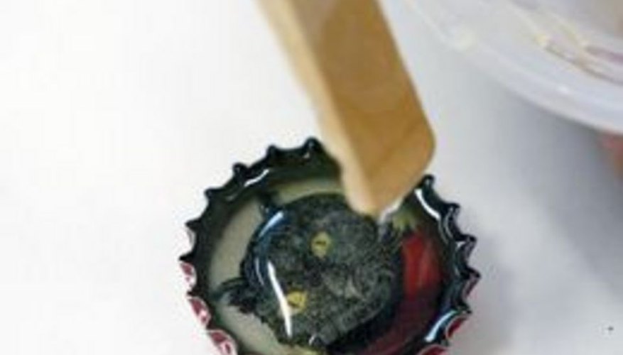 Drop resin over image. Drop resin over image.