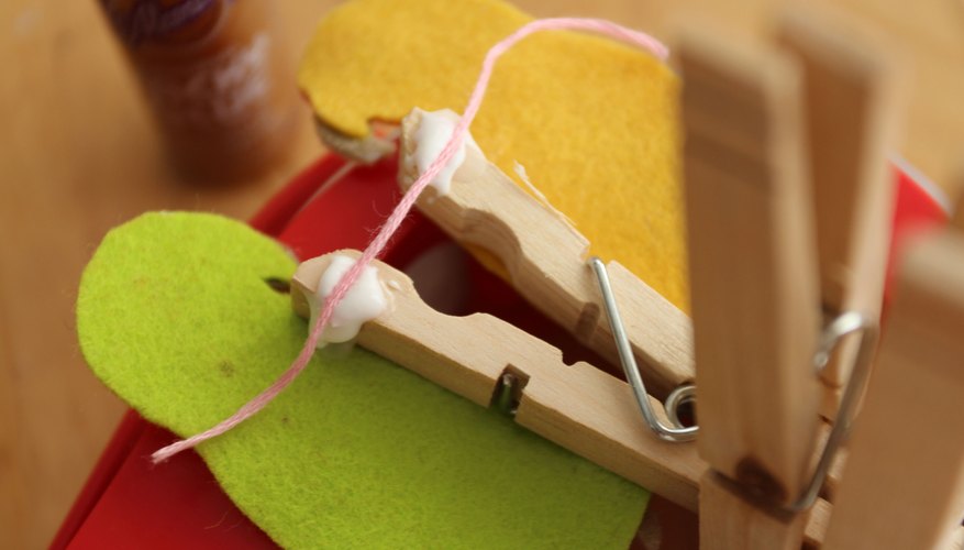 Position the embroidery floss. Position the embroidery floss.