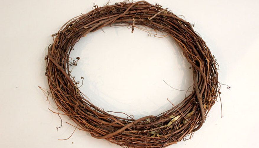 Photo Credit: Jonathan Fong Start with a grapevine wreath