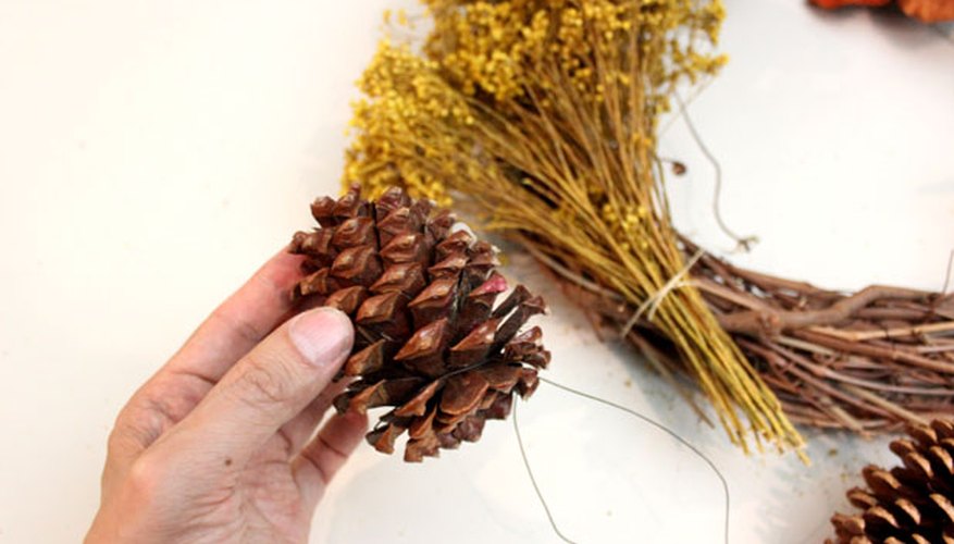 Photo Credit: Jonathan Fong Attach pine cones