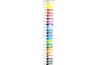 24 color full range Derwent Inktense color chart.