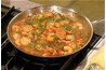 Many people leave the tails on the shrimp so that they may be eaten with fingers or forks.